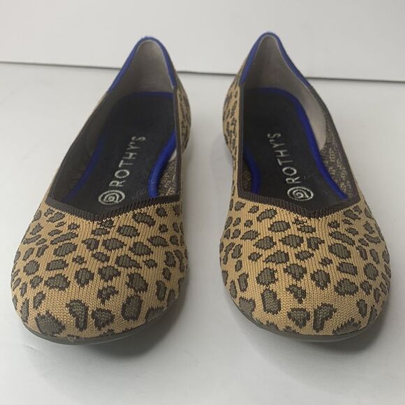 Rothy’s Retired leopard print round toe flats - Picture 4 of 7
